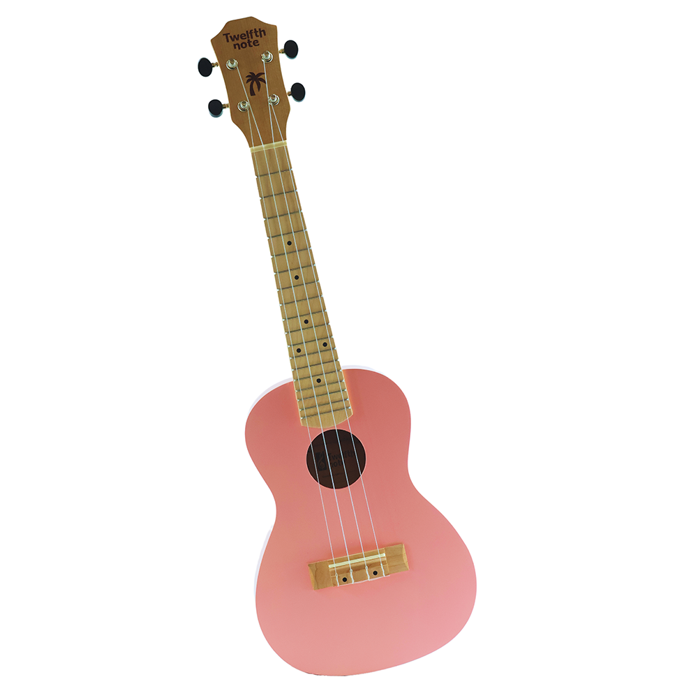 Twelfthnote Concert Ukulele | Caribbean Edition | Pink