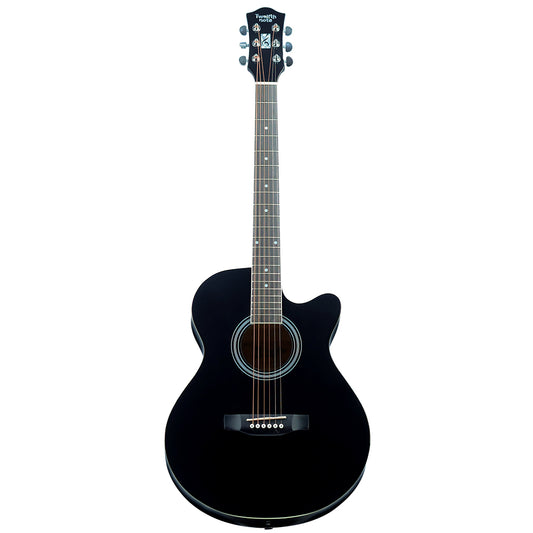 Twelfthnote SA-LS40C 40 Inch Acoustic Guitar – Black